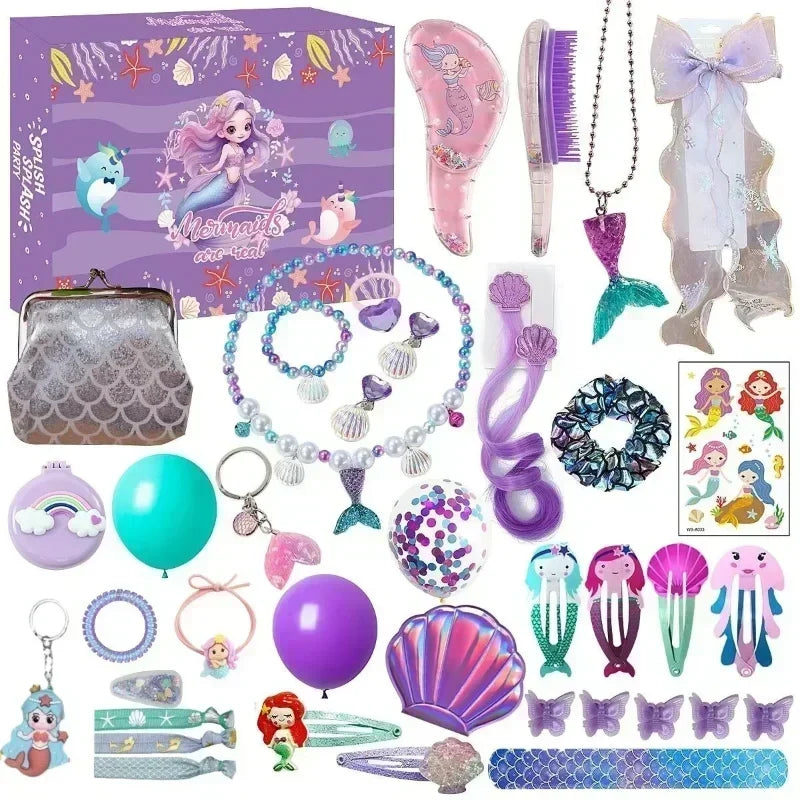 Calendrier de l’Avent Princesse & Bijoux – Coffret Cadeau de Noël Enfant