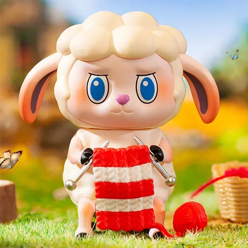 POP MART LABUBU les monstres série animaux boîte aveugle boîte mystère devinez sac jouets poupée Anime Figure…