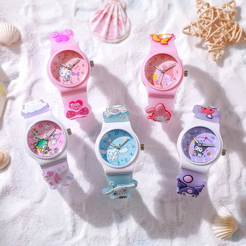 Montre Kawaii Hello Kitty Kuromi – Motif 3D Cartoon