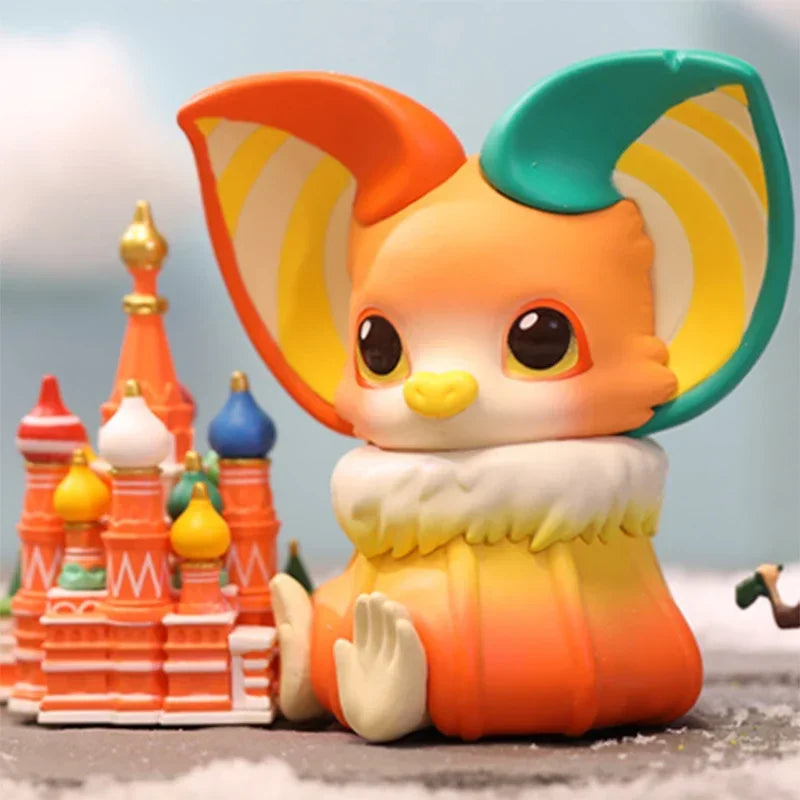 POP MART Yoki voyage autour du mot série boîte aveugle jouets Kawaii Anime figurine Surprise boîte mystère poupées…