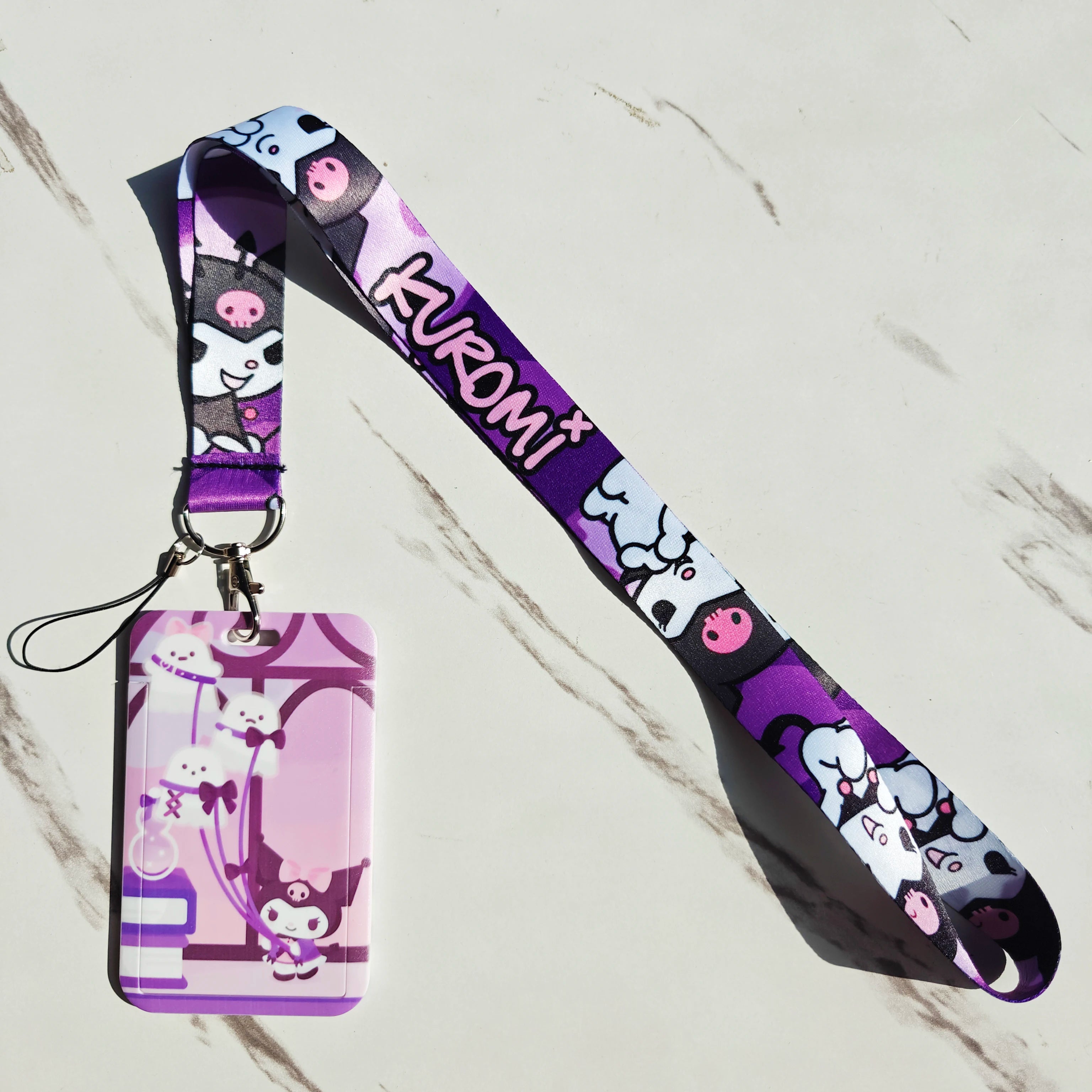 Lanyard Porte-Badge Anime – Dragonne Tour de Cou Multi-Usage
