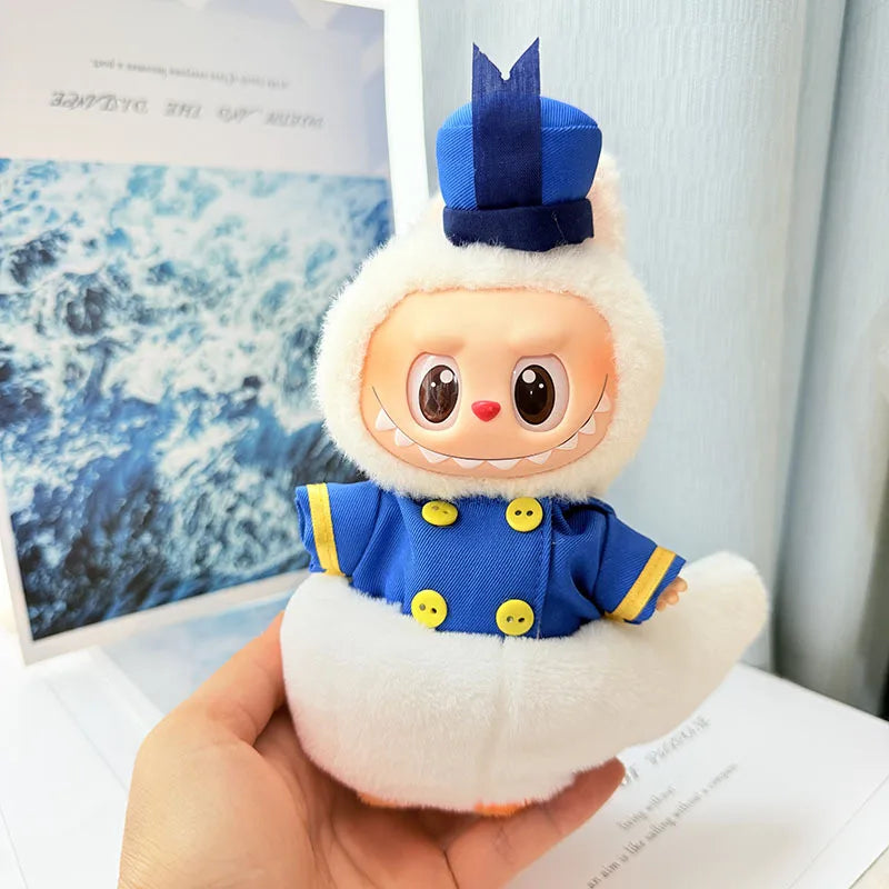 Labubu Vêtements de Poupées Peluche 15-17 cm Dinosaure Requin Abeille