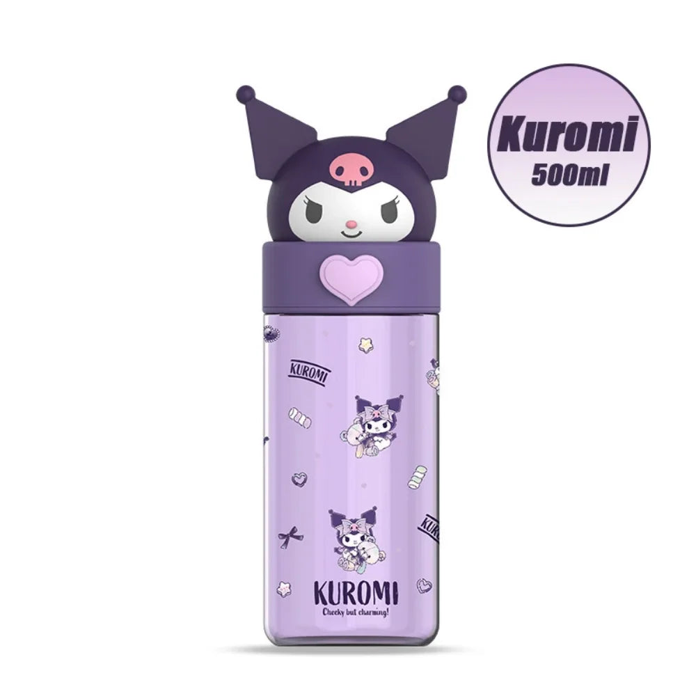 Gourde Transparente Kawaii 500ml – Hello Kitty & Friends