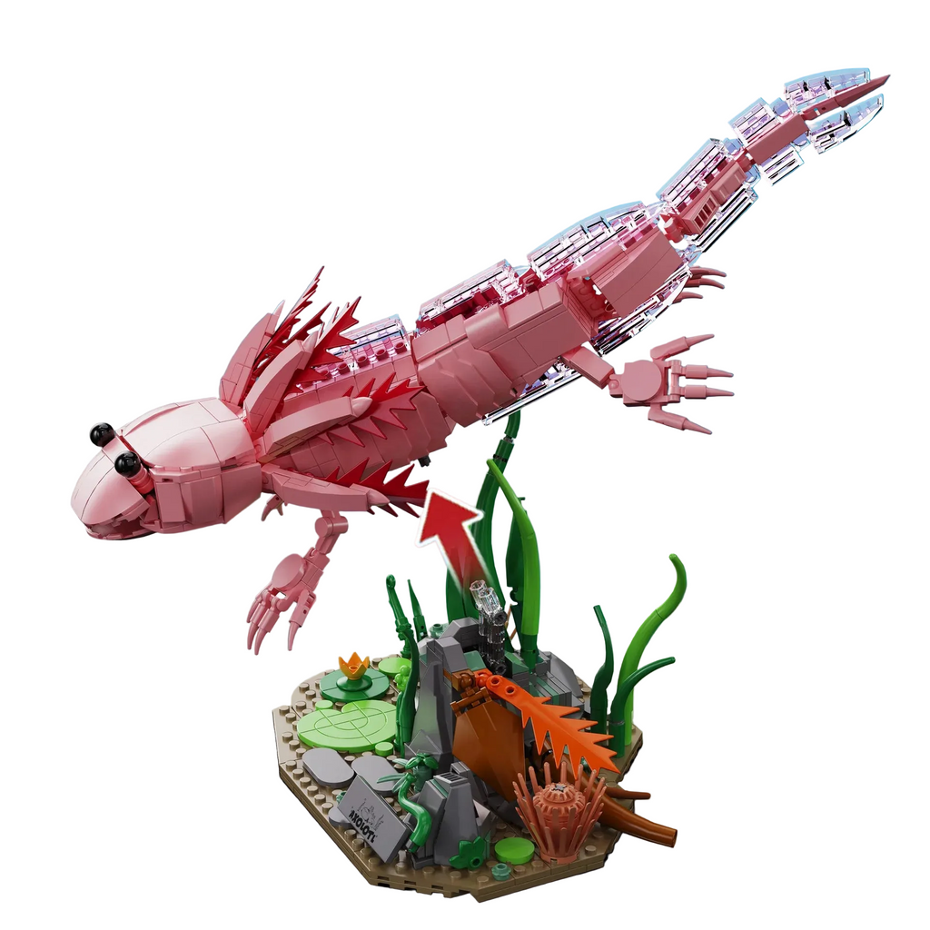 Mon Bubu Kawaii Blocs de construction Axolotl ABS 998 pièces compatible Lego modèle à assembler décoration…