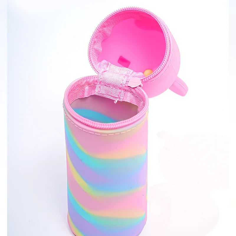 Trousse Silicone Kawaii – Forme Animal – Grande Capacité