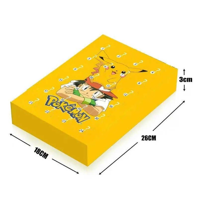 Bandai Calendrier de l’Avent Pokémon 24pcs – Figurines Pikachu & Amis