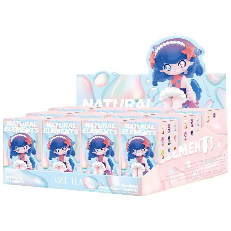 POP MART AZURA – boîte aveugle série élément naturel, jouets, boîte mystère, figurine originale, poupée mignonne,…
