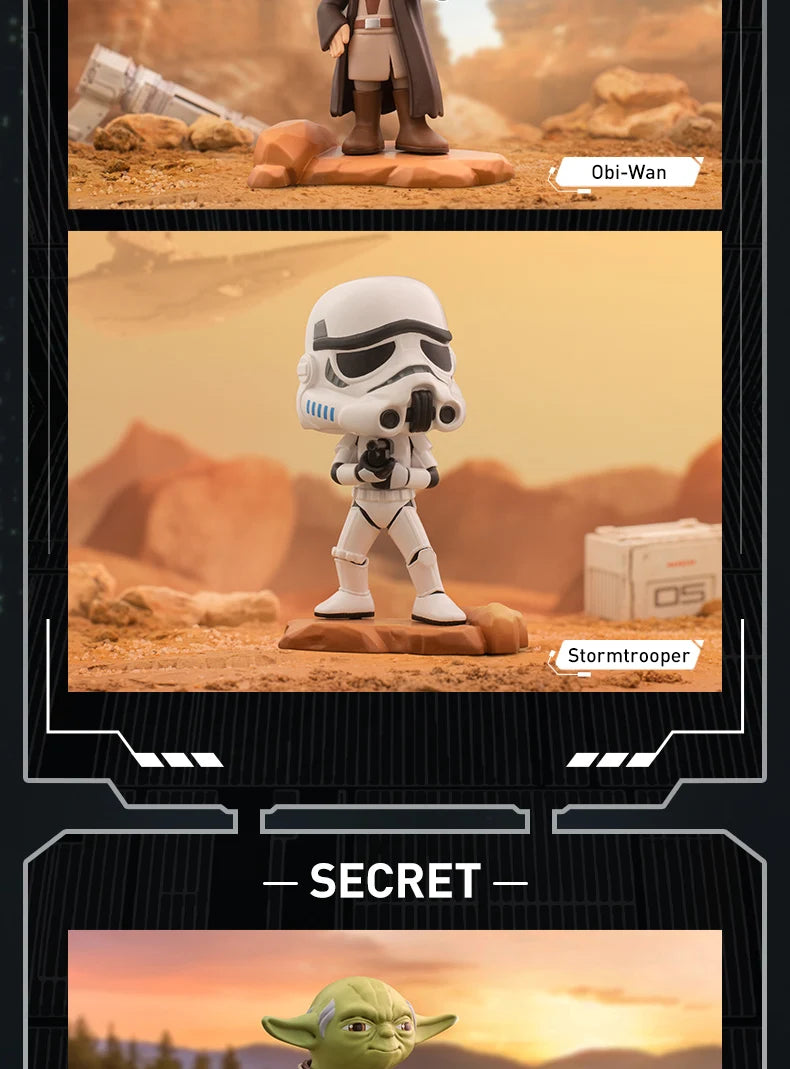 POP MART Star Wars Series Blind Box Guess Bag Mystery Box Toys Cute Doll Anime Figure Ornaments Gift