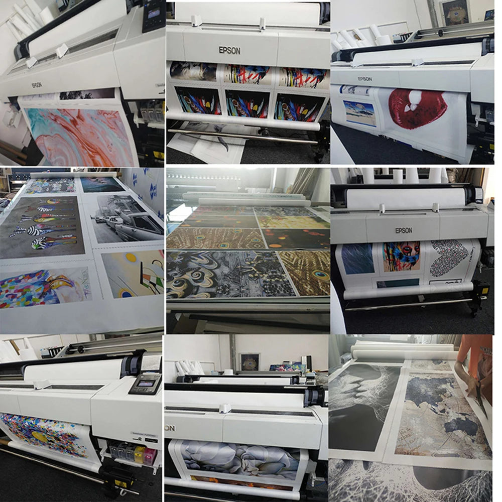 MINISO Poster Star Wars – Toile HD Dark Vador & Yoda, Sans Cadre