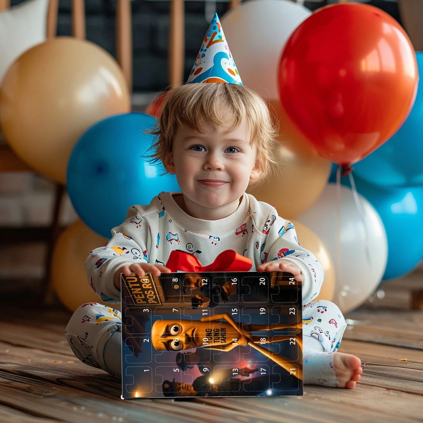 Calendrier de l’Avent Italian Brainrot avec Figurines Acryliques et Silicone