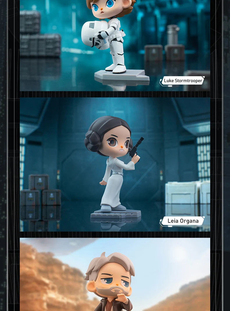 POP MART Star Wars Series Blind Box Guess Bag Mystery Box Toys Cute Doll Anime Figure Ornaments Gift