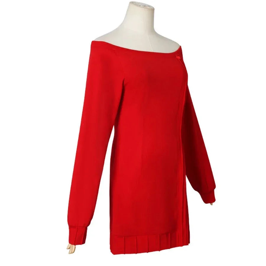 Costume Cosplay Yor Forger – Spy x Family – Robe Rouge