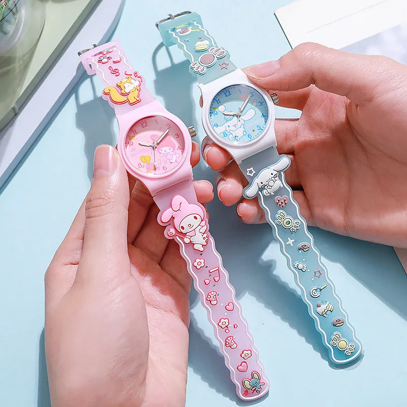 Montre Kawaii Hello Kitty Kuromi – Motif 3D Cartoon