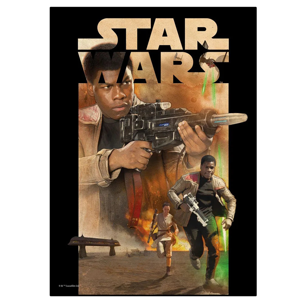 MINISO Poster Star Wars – Toile HD Dark Vador & Yoda, Sans Cadre