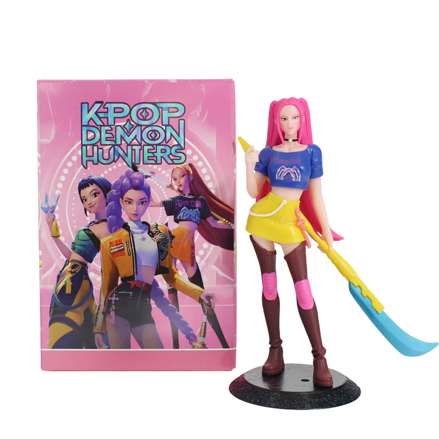 Figurines de chasseurs de démons Kpop, figurines Huntrix, jouet Derpys Tiger Rumi Brainrot, ornement, tendance 2026