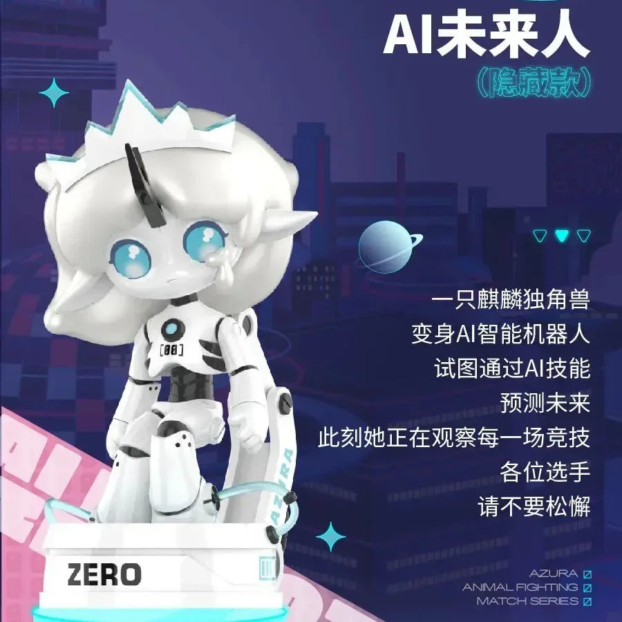 Pop Mart véritable Azura série de sport animale boîte aveugle boîte mystère originale jouets poupée mignon Anime…