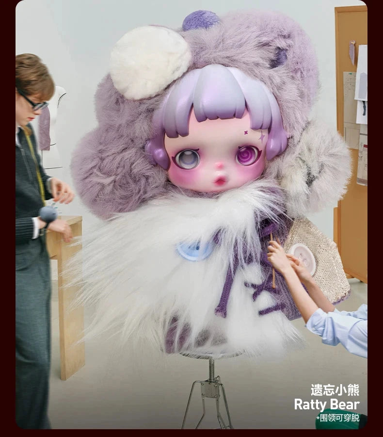 Pop Mart SkullPanda Figurine PVC Boîte Mystère Kawaii