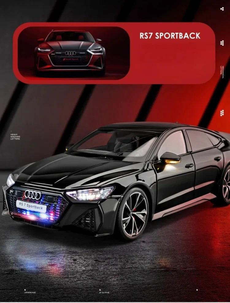 WELLY Audi RS7 Sportback 1:18 – Modèle de voiture en alliage