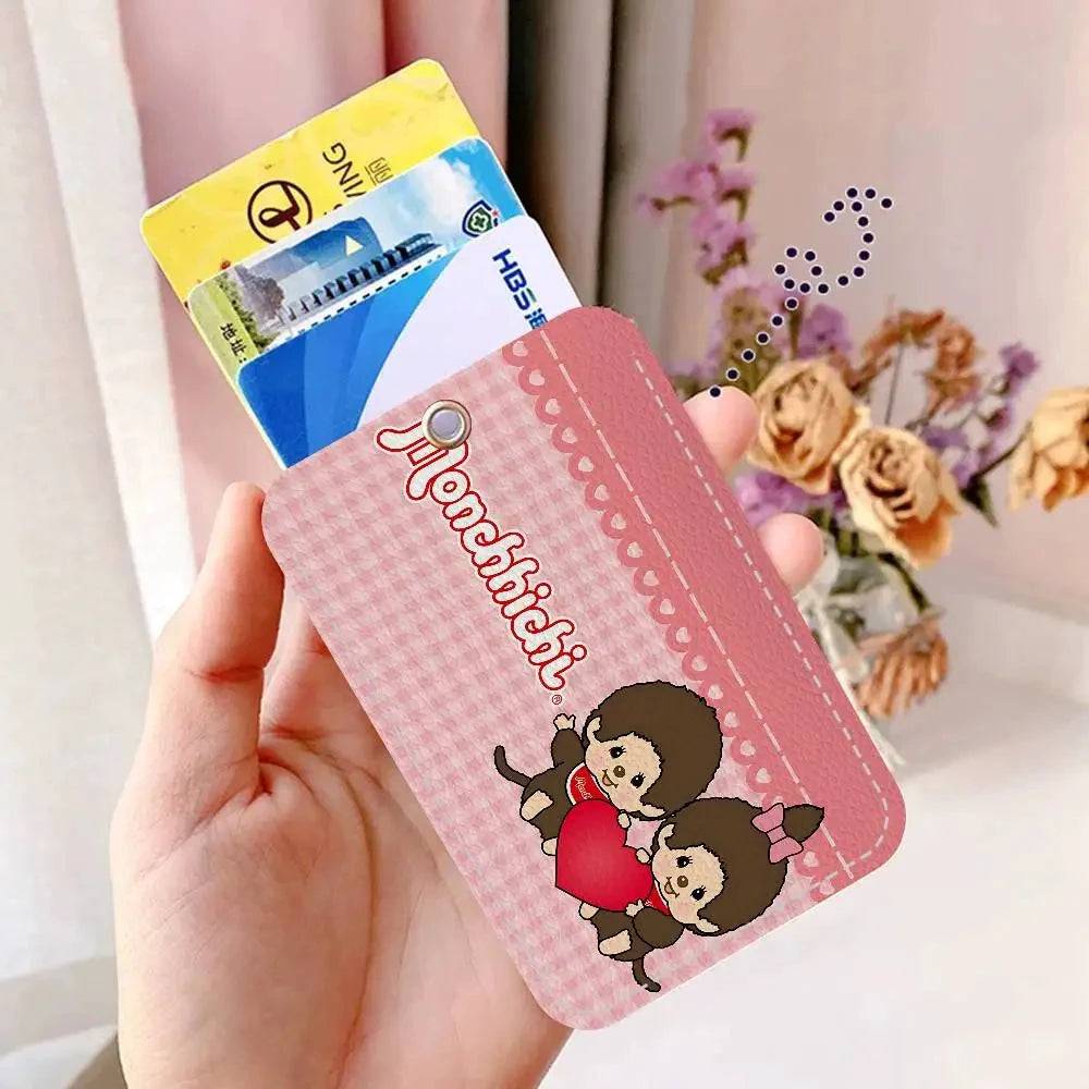 Monchhichi Porte-cartes avec Porte-clés