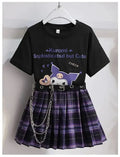 Kuromi – T-shirt and skirt set