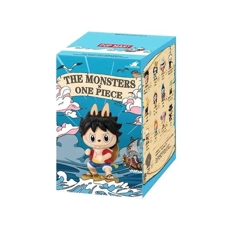 POP MART THE MONSTERS X une pièce série boîte aveugle jouets Kawaii Anime figurine Surprise boîte mystère poupées filles cadeau