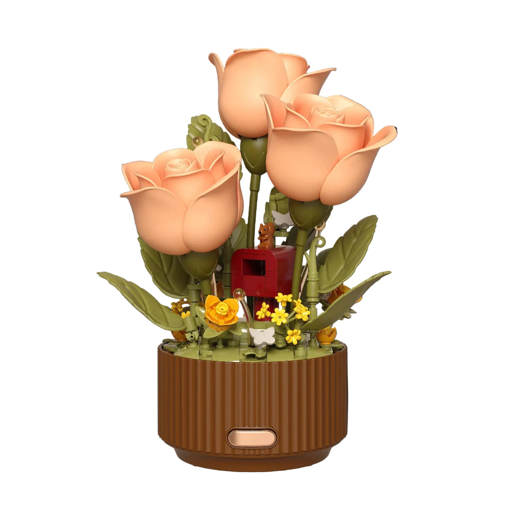 Bouquet de Roses – Kit de Construction 255 Pièces