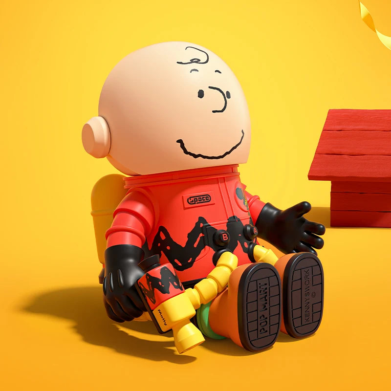 Pop Mart – Mega Space Molly 100% Charlie Brown & Snoopy – Figurine