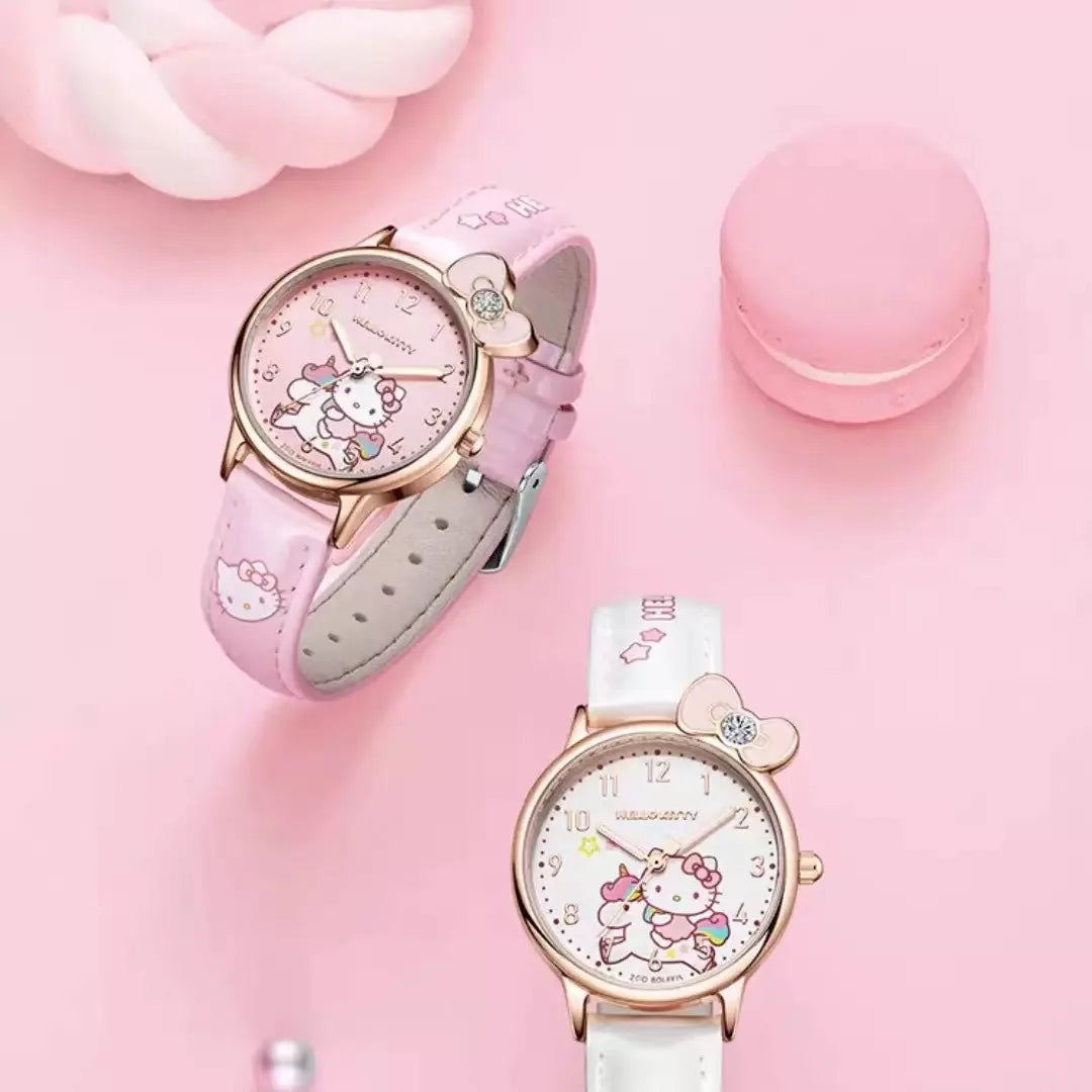 Montre Quartz Kawaii – Hello Kitty, Kuromi & Cinnamoroll