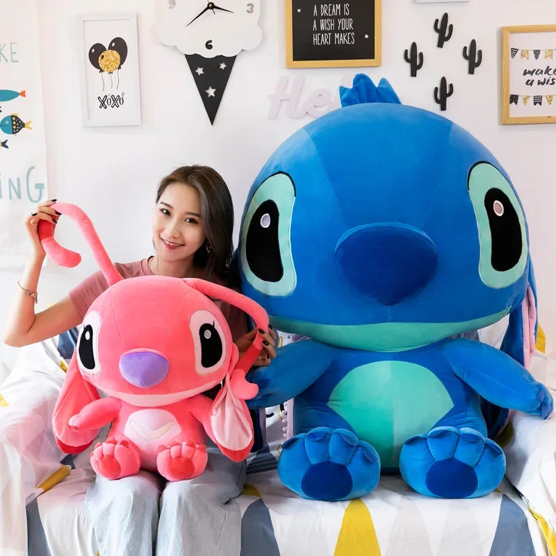 MINISO Peluche Géante Lilo & Stitch – Modèles Couple 60 cm