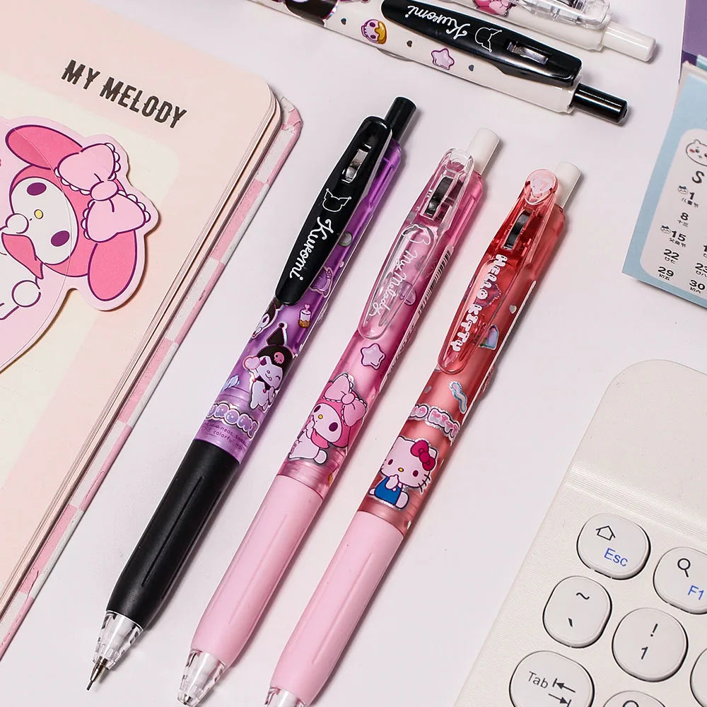 Stylo Mécanique Kuromi Melody – Set Papeterie Kawaii