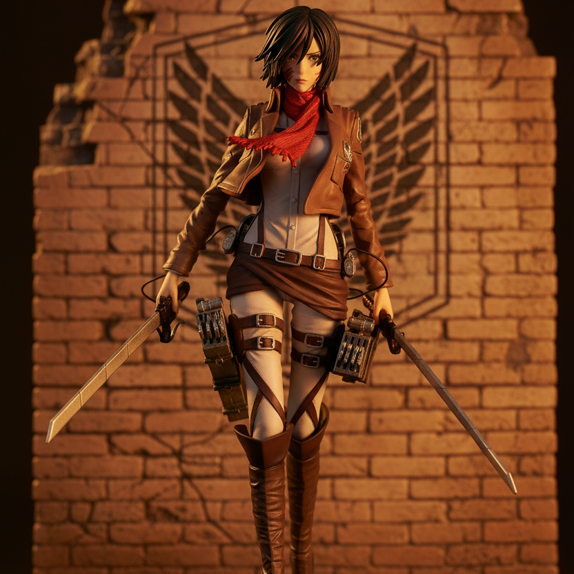 Figurine Mikasa Ackerman 30 cm - Attaque des Titans