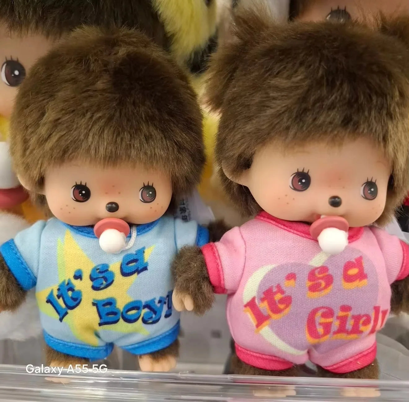 Bandai Monchhichi Baby Porte-Clés Peluche Édition Limitée Garçon Et Fille Collection by Bandai