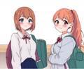 Tapis de souris SJ Anime - Ina et Mia