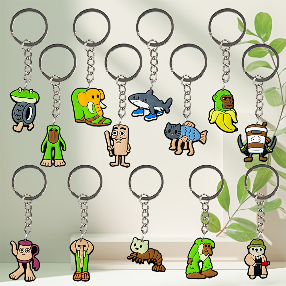 Set Porte-Clés Italian Brainrot – 13 ou 26 Figurines Sahur & Tralalero