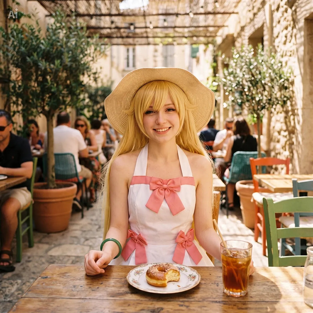 Oshino Shinobu Cosplay – Robe Costume Femme