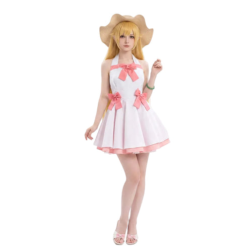 Oshino Shinobu Cosplay – Robe Costume Femme