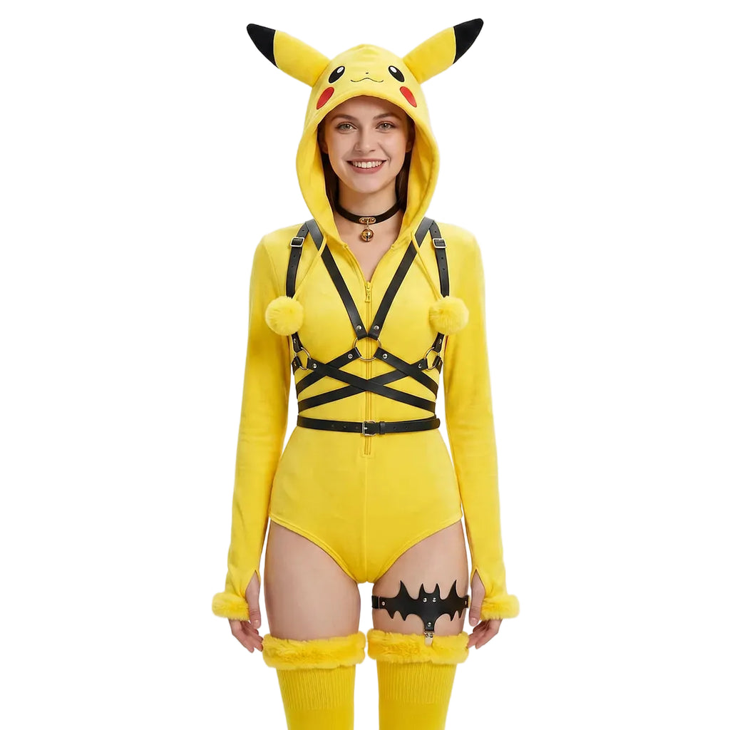 Mon Bubu Kawaii – Yellow Mouse Cosplay – Combinaison Peluche Kawaii