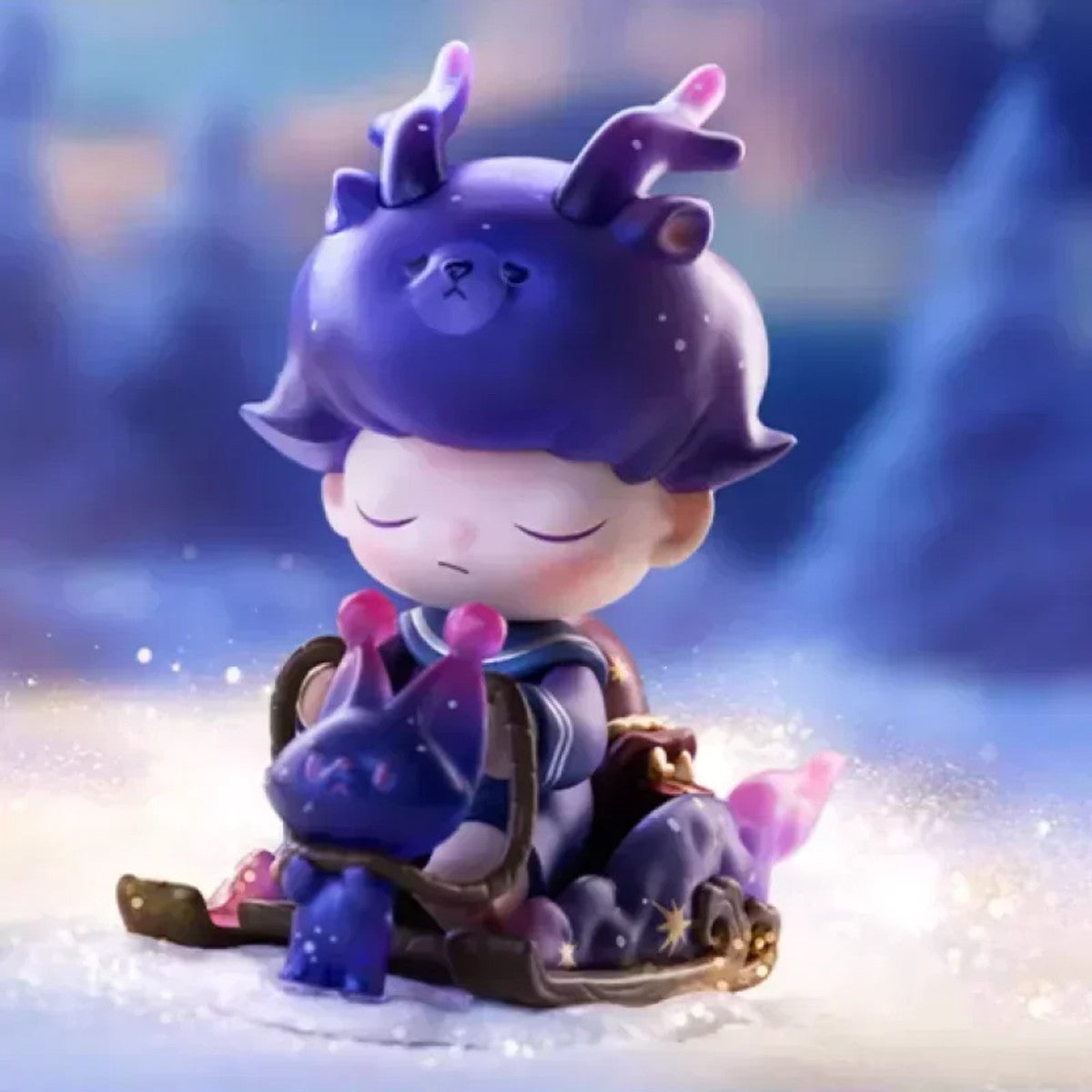 POP MART Dimoo Snowman Series - figurine officielle