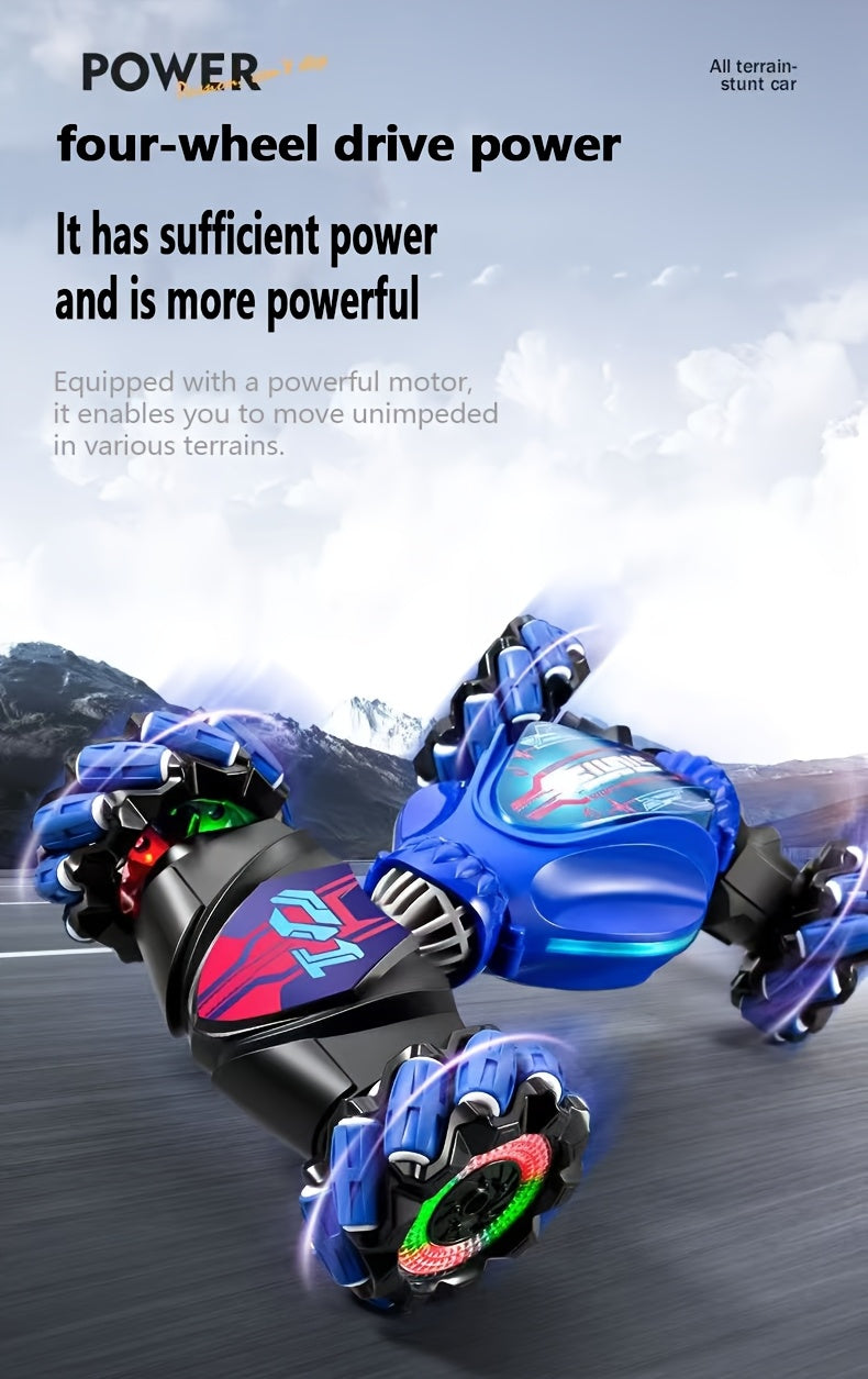 RoboClimb – Voiture Télécommandée 4x4 Métal à Détection de Gestes, Rechargeable