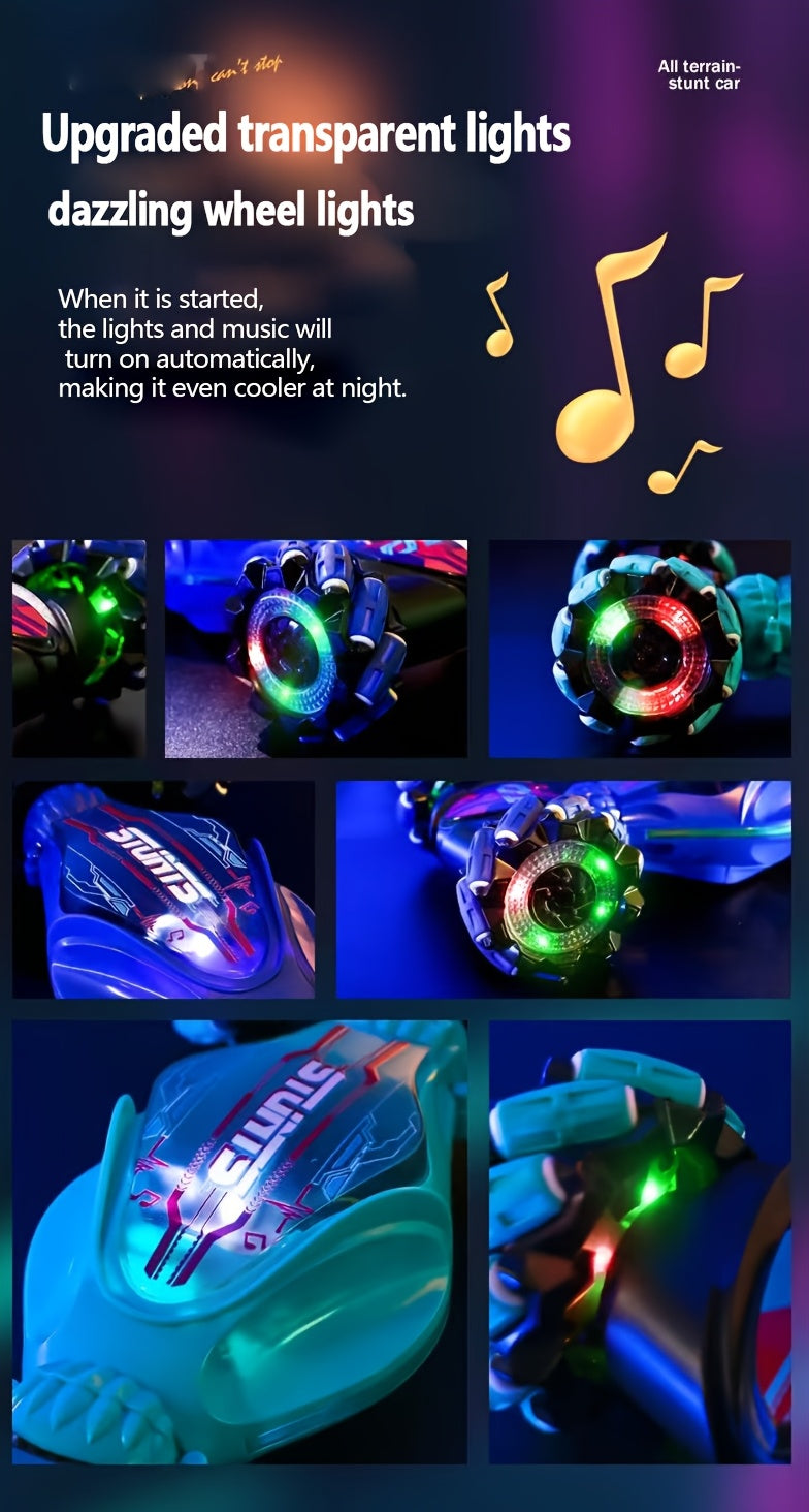 RoboClimb – Voiture Télécommandée 4x4 Métal à Détection de Gestes, Rechargeable