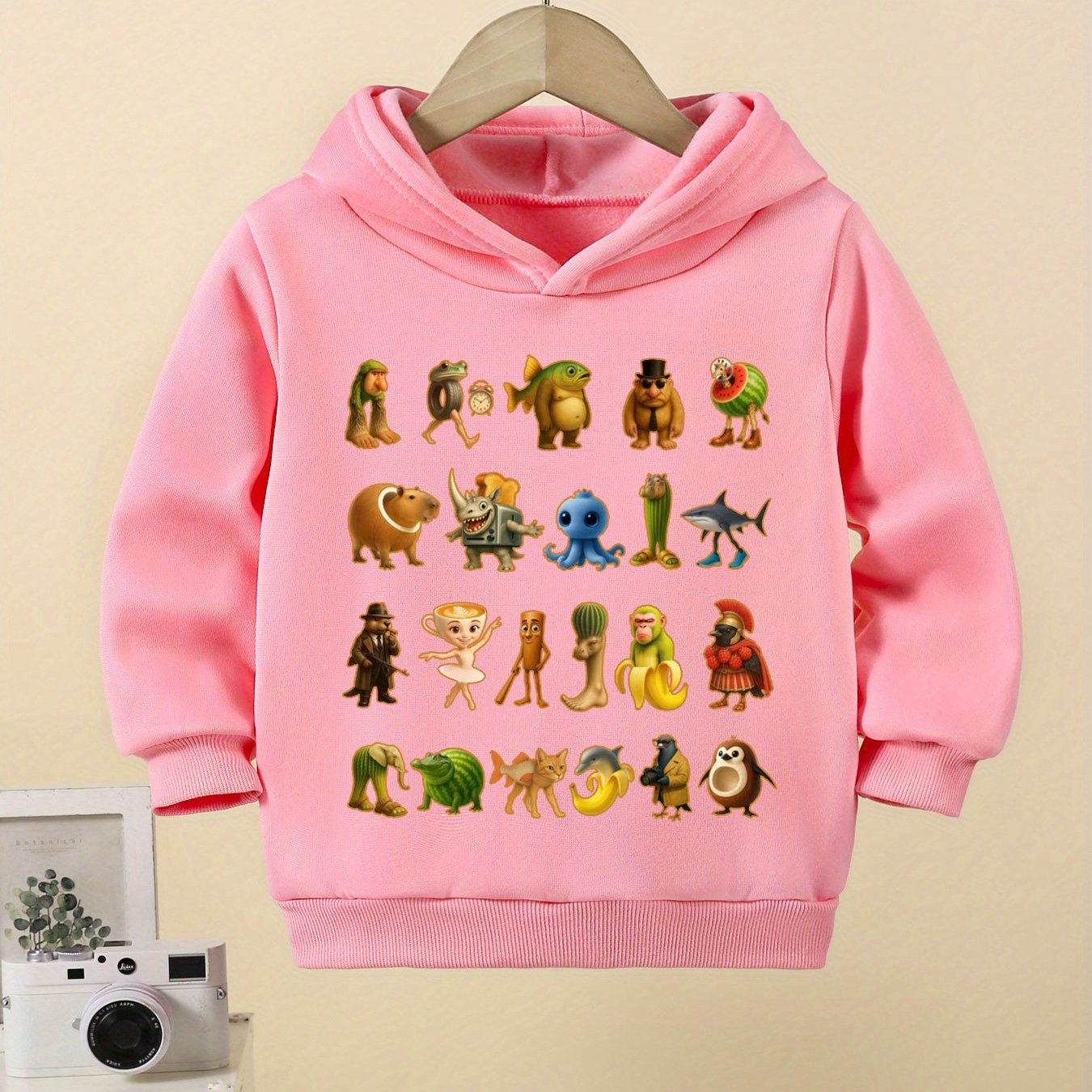 Sweat à Capuche Enfant Brainrot – Italian Brainrotm– Confort Stretch 3 à 10 Ans