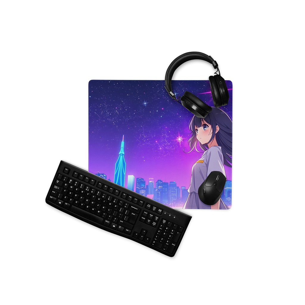 Tapis de Souris Gaming – Neon Night – Grand Format
