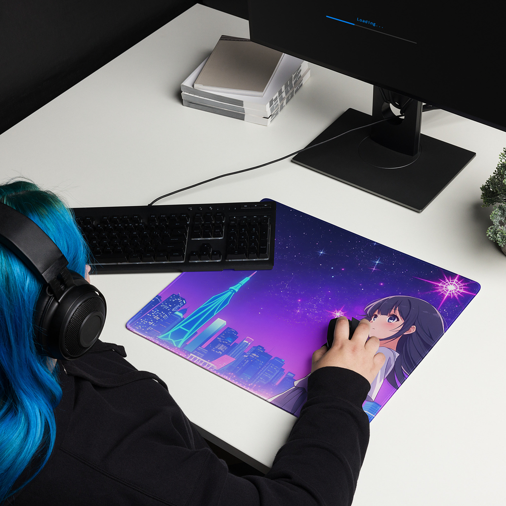 Tapis de Souris Gaming – Neon Night – Grand Format