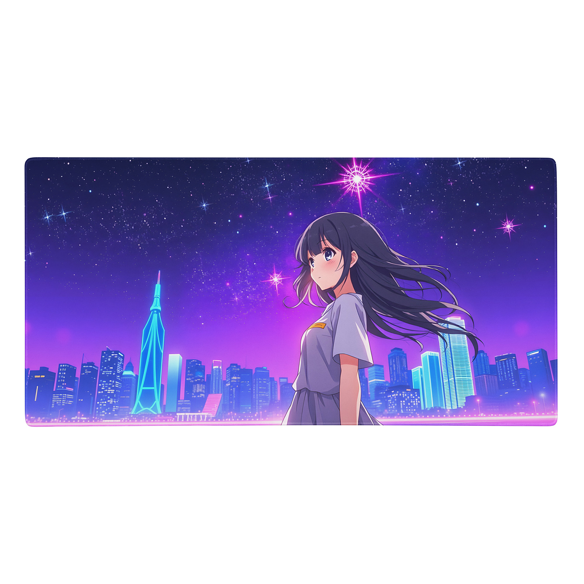 Tapis de Souris Gaming – Neon Night – Grand Format