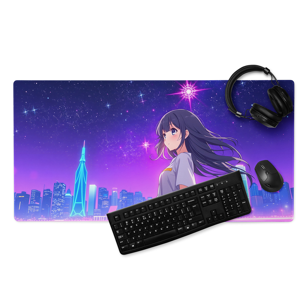 Tapis de Souris Gaming – Neon Night – Grand Format