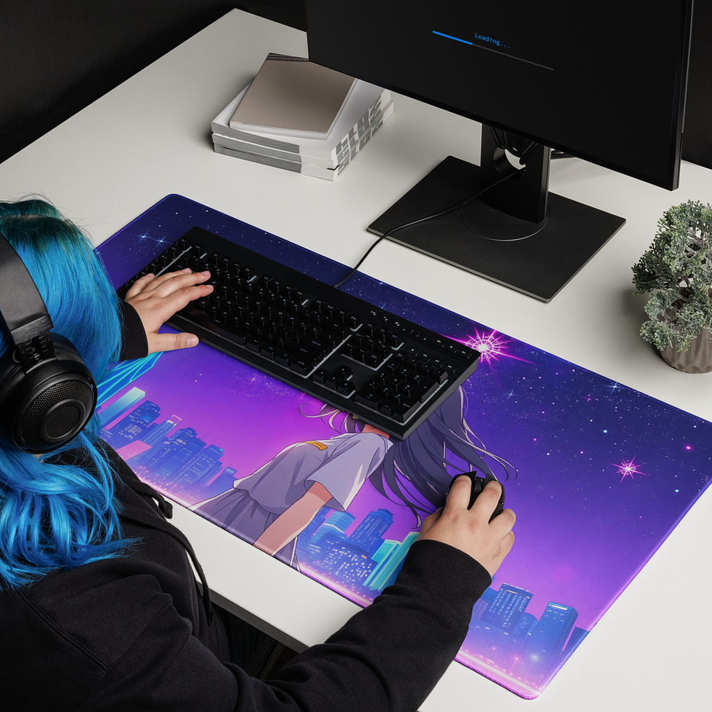 Tapis de Souris Gaming – Neon Night – Grand Format