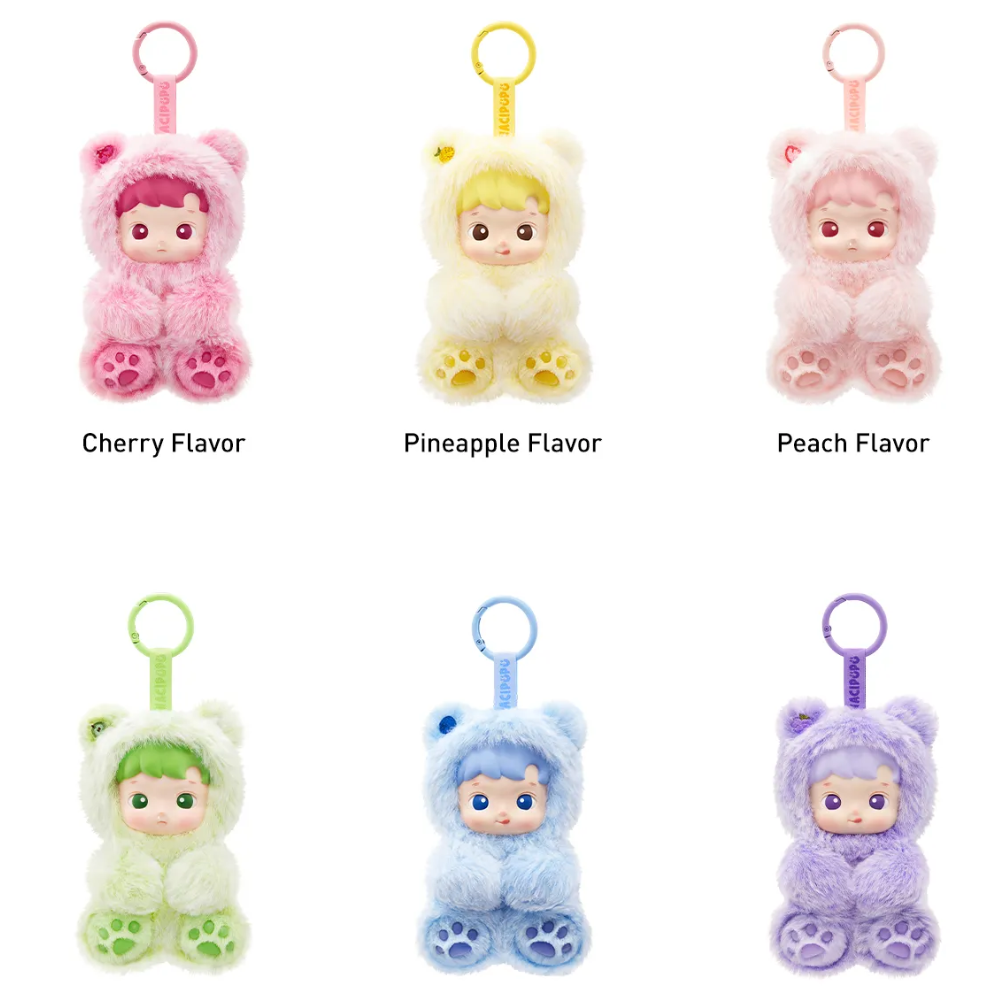 Pop Mart HACIPUPU Gummy Bear Peluche Porte Clef Boite Mystere Edition Limitee Exclusivite by POP MART INTERNATIONAL GROUP LIMITED