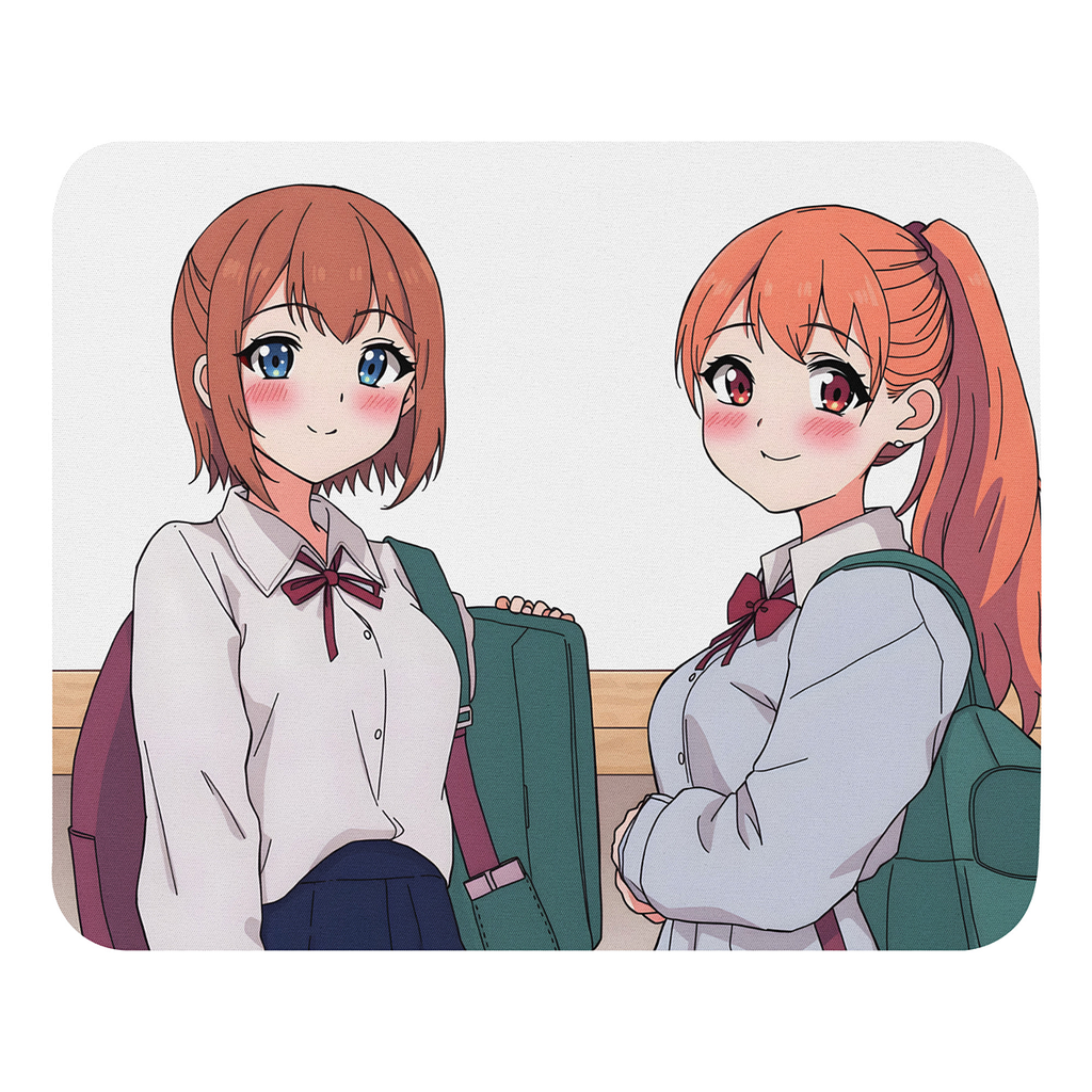 Tapis de Souris SJ Anime – Ina et Mia – 22x18 cm