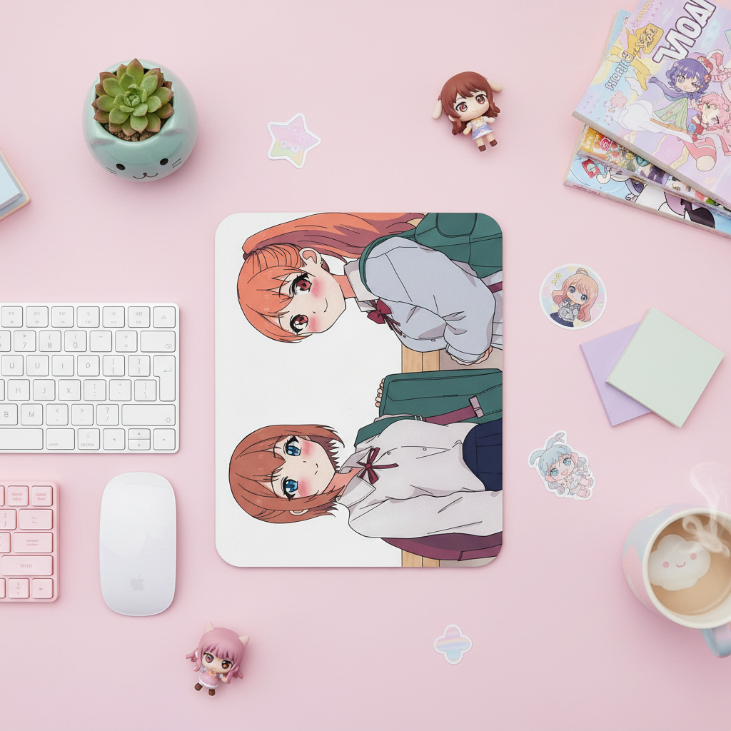 Tapis de Souris SJ Anime – Ina et Mia – 22x18 cm