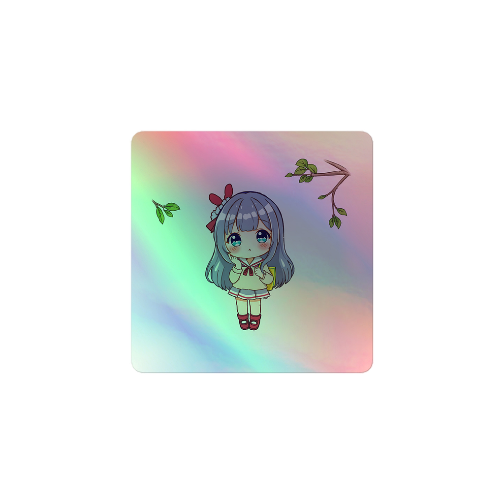 Sticker Holographique SJ Anime School – Kiss-Cut 3x3